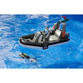 Bruder RAM 2500 Polizei Pickup mit Anhänger und Boot 2507 Spielzeugauto