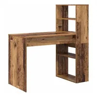 VidaXL Schreibtisch mit Stauraum Alter Holz 113x54x120 cm Spanplatte