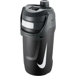 NIKE Fuel Jug Chug große Trinkflasche (ca. 1,9 l) - für Kohlensäurehaltige Getränke geeignet - 058 black/anthracite/white