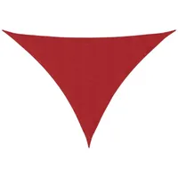 VidaXL Sonnensegel Rot 7x5x5 m 100% Polyester Oxford
