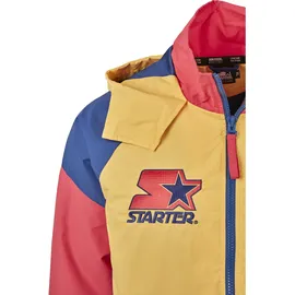 Starter Black Label Funktionsmantel Multicolored Logo Blau/Gelb/Rot S