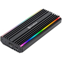Silverstone MS13 M.2 RGB Festplattengehäuse, USB-C 3.1 (SST-MS13)