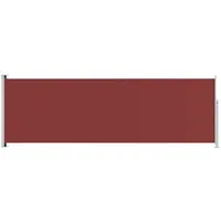 vidaXL Seitenmarkise Ausziehbar 200x600 cm Rot