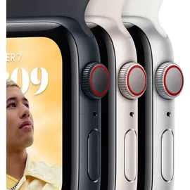 Apple Watch SE 2022 GPS + Cellular 40 mm Aluminiumgehäuse mitternacht, Sportarmband mitternacht