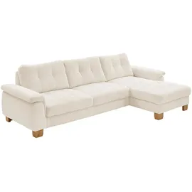 meinSofa Ecksofa aus Cord Suna ¦ beige ¦ Maße (cm): B: 316 H: 86 T: 177.0