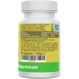 Vitamineule Ginkgo Biloba Kapseln 90 St.