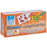 Folia Blanko-Legekarten, 6 x 6 cm,