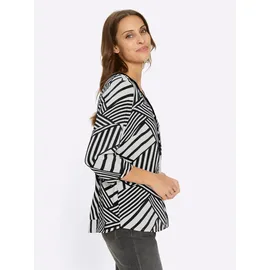 Inspirationen Schlupfbluse schwarz/weiß 40
