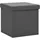 vidaXL Hocker mit Stauraum  Grau PVC