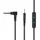 kwmobile Kopfhörerkabel für Bose QuietComfort 35 / 35II / 25 / QC25 / QC35 II / QC35 / On-Ear 2 / OE2 / OE2i / SoundTrue - Ersatz Kabel 150 cm - Schwarz