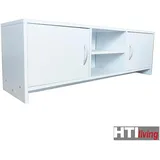 Hti-Living Thekla 12037 Lowboard 120 x 30 x 37,5 cm Weiß Spanplatte