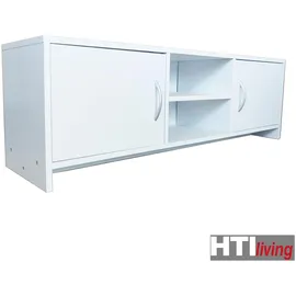 Hti-Living Thekla 12037 Lowboard 120 x 30 x 37,5 cm Weiß Spanplatte