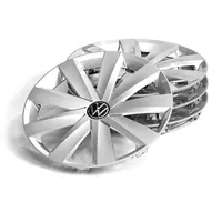 Volkswagen 3G0071456AUWP Radkappen (4 Stück) Radblenden 16 Zoll Stahlfelgen Radzierblenden, Silber