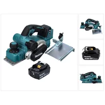 Makita DKP 181 F1 Akku Hobel Falzhobel 82 mm 18 V Brushless + 1x Akku 3,0 Ah - ohne Ladegerät