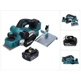 Makita DKP 181 F1 Akku Hobel Falzhobel 82 mm 18 V Brushless + 1x Akku 3,0 Ah - ohne Ladegerät