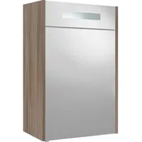 Evenes Spiegelschrank m. bel. Blende, Hanf Ulme, 1 Tür,