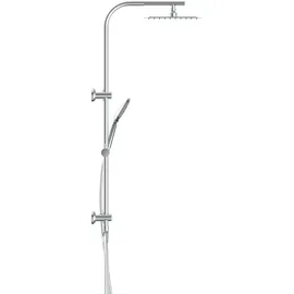 Eisl EASY DELUXE Duschset, Duschsystem mit Kopfbrause und Handbrause, Chrom