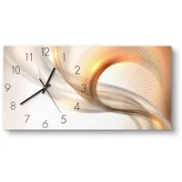 Deqori Wanduhr 'Schwingungen im Licht' (Glas Glasuhr modern Wand