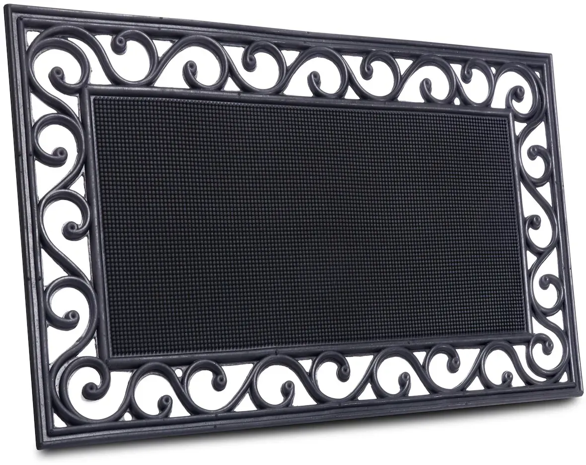 NYVI Fußmatte Gummi - 45x75 cm Rechteckig - Gummi Noppen