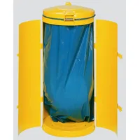 Proregal Robuster Abfallsammler Deckel Doppeltür | 150 Liter, HxBxT