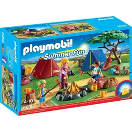 Playmobil Summer Fun Zeltlager mit LED-Lagerfeuer (6888)