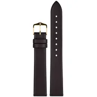 Hirsch Lederarmband für Uhren Toronto L 20 mm Braun