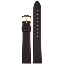 Hirsch Lederarmband für Uhren Toronto L 20 mm Braun