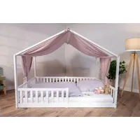 tiSsi tiSsi® Baldachin Musselin für Hausbetten 120-140x200 cm altrosa