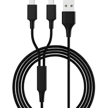 Smrter USB-Ladekabel USB 2.0 USB-A Stecker, USB-Micro-B Stecker 1.20 m Schwarz