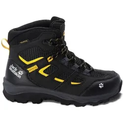 JACK WOLFSKIN Kinder Multifunktionsstiefel VOJO, black / burly yellow, 34
