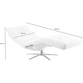 KAWOLA Relaxliege LETICIA motorisch Feincord rosa