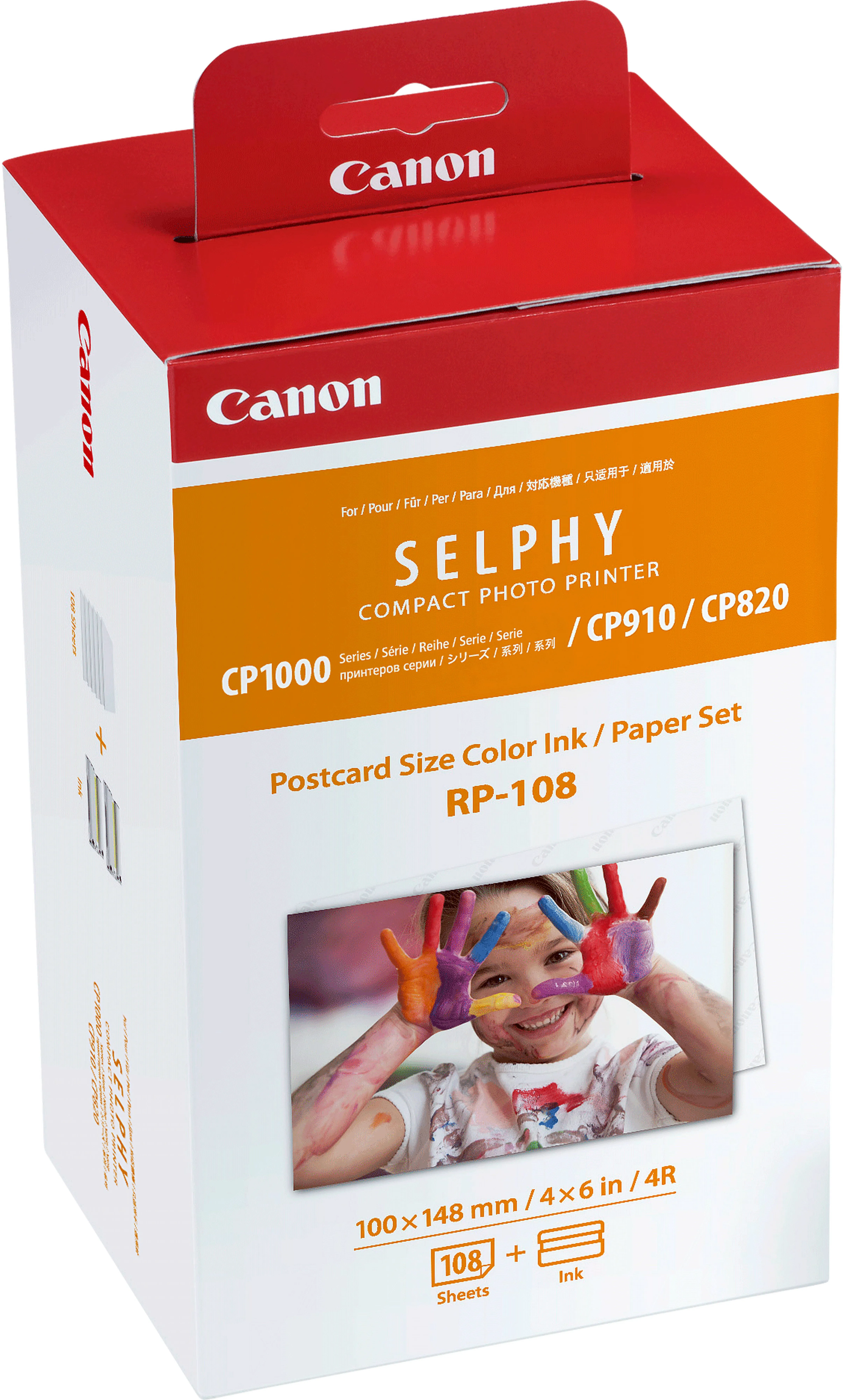 Preisvergleich Produktbild Canon RP-108 - Farbbandkassetten- und Papier-Kit