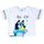 Bluey T-Shirt Bluey Crop Top in Weiß | Gr.: 116