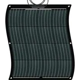 Solarmodul flexibel 100Wp Solarpanel Camping flex biegsam schwarz