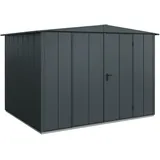 Hörmann Metall-Gerätehaus Berry Modern mit Satteldach Typ 3, 324 x 248 cm,anthrazitgrau,8 m2