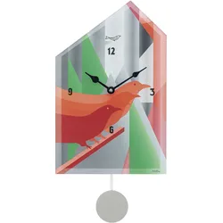 moderne Wanduhr mit 12 Melodien - AMS Modell: 7493