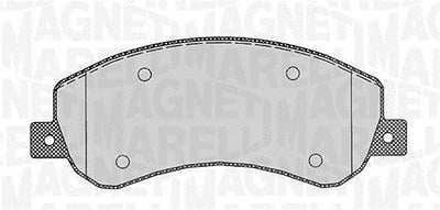 Magneti Marelli Bremsbelagsatz, Scheibenbremse [Hersteller-Nr. 363916060645] für VW