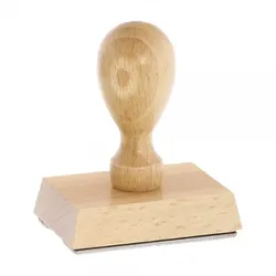 Holzstempel (70x50 mm - 10 Zeilen)