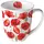 Ambiente Home Teetasse 0,4 l Weiß/Rot