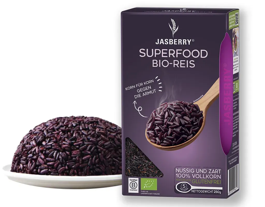 Jasberry Superfood Vollkornreis - bio (0.25kg)
