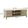 Vicco Lennox Lowboard 120 x 45 cm Eiche/Schwarz MDF