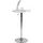 CLP Stehtisch rund 60 cm drehbar höhenverstellbar weiß
