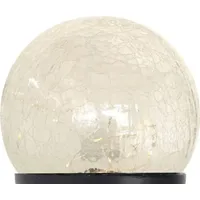 Spetebo Kugel Solarlampe Crackle Glas mit Erdstecker - -