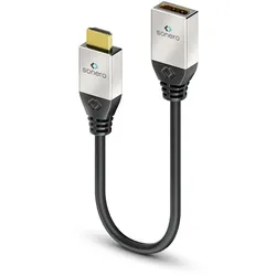 Sonero HDMI auf HDMI Adapter Kabel 0,25m