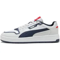 Puma Unisex Court Classic Street Sneaker White Navy-Feather gray
