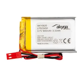 Akyga Li-Po Akku 3,7V/900mAh LP523450 Silber