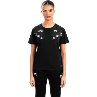 Venum, UFC Adrenaline by Venum Replica Damen Kurzarm T-shirt, Damen, L, Schwarz