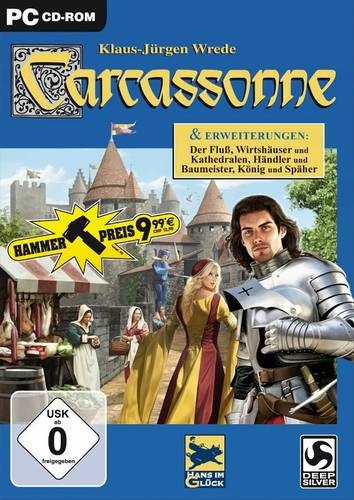 Carcassonne inkl. vier Erweiterungen PC Neu & OVP