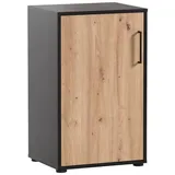 MÖBELPARTNER Aktenschrank Aino, 155719 schwarz 1 Fachboden 51,0 x 41,0 x 83,6 cm