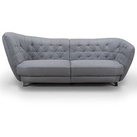 Big-Sofa - silver - Retro - links Sofa Wohnlandschaft Couch